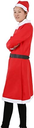 GUSOBO Women's Christmas Costumes Holiday Sweet Miss Santa Suit for Party Dress