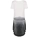 Soly Tech Women Casual T Shirt Dress Short Sleeve O-neck Loose Plus Size Dresses