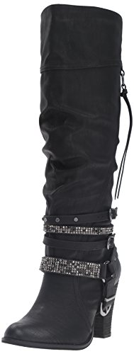 Not Rated Women's Stacey Slouch Boot, Black, 8.5 M US