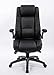 KADIRYA Office Chair Big and Tall 500 Pound Wide Seat, PU Leather Executive Computer Chair High Back, Home Office Desk Chairs for Heavy Duty Large People(Black A)