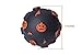 EXPAWLORER Halloween Interaction Dog Squeaky Toys, Holiday Party Gift Pumpkin and Bat Bumps Ball 3-Inch, Set of 2