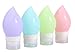 Travel Accessories Bottles, PYRUS Silicone Travel Containers for Shampoo Toiletries Great for Vacation Business Camping(4 Pack of 75ml)