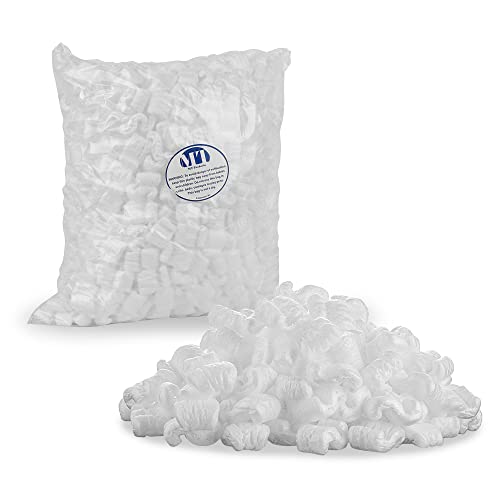 MT Products White AntiStatic Recyclable EPS Packing Peanuts for