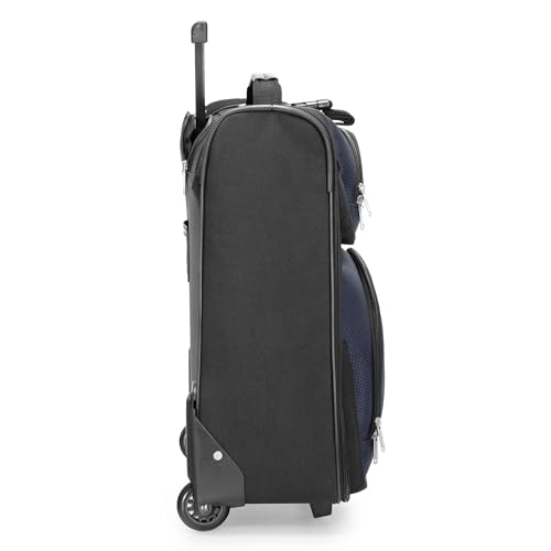 TRAVEL SELECT AMSTERDAM BUSINESS ROLLING GARMENT BAG, SOFTSIDE EXPANDABLE ROLLING 2-WHEELED SUIT CARRIER, NAVY, ONE SIZE