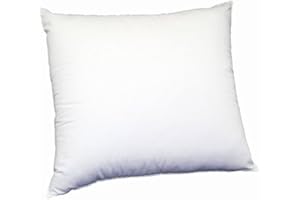 MoonRest Square Premium Hypoallergenic Polyester Microfiber Stuffer Pillow Insert Form for Decorative Throw Pillow, Cushion Cover with Hidden Zipper for Couch Bed Sofa, Solid Soft 10 X 10