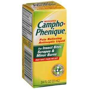Campho-phenique Pain and Itch Relieving Antiseptic Liquid for Insect Bites, Scrapes & Minor Burns: 6 Packs of 0.75 Fl Oz - Tj10 Campho-phenique Pain and Itch Relieving Antiseptic Liquid for Insect Bites, Scrapes & Minor Burns: 6 Packs of 0.75 Fl Oz - Tj10