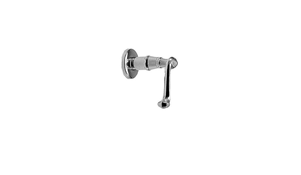 Jado 865 035 Classic 0 75 Wall Valve With Curved Lever Handle Right Hand Finish Platinum Nickel Shower Systems Amazon Com