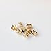 Fly Shop Earring Backs (5 Pairs) Ear Nuts (Gold Round Nuts)