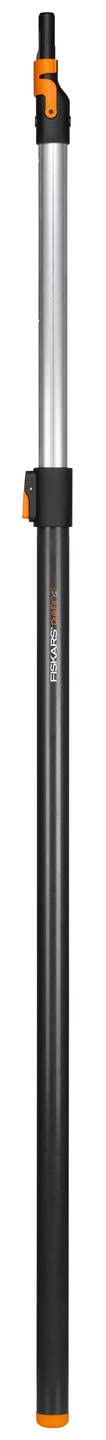 Fiskars Telescopic Handle for QuikFit Tool Heads, Length 1.4 - 2.4 m, Aluminium, Black/Orange, QuikFit, 1000666 — image 1