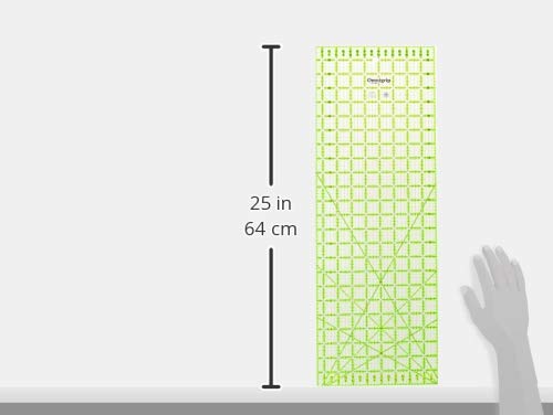 Omnigrid Omnigrip Ruler, 8-½" x 24"