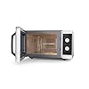 SHARP YC-MS31U-S 900W Solo Microwave Oven with 23 L Capacity, 5 Power Levels & Defrost Function – Silver