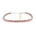 CrazyPiercing Choker Necklaces, Adjustable Collar Necklaces, Beaded Collar Necklace, Sequins Leather Velvet Chain Choker Necklace for Women Set of 3