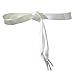 Goodlace Flat Satin Tap Shoe Laces Ribbon Shoelaces 2cm Wide White 100cm/39Inch