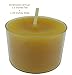 Beeswax Candle Works, 8-Hour Tea Lights (Pack of 8) 100% USA Beeswax