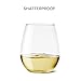 TOSSWARE POP 18oz Vino XL SET OF 48, Premium Quality, Recyclable, Unbreakable & Crystal Clear Plastic Wine Glasses, 48 Count (Pack of 1)