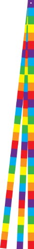 In the Breeze Rainbow Stripe Kite Tail Set, 15-Feet