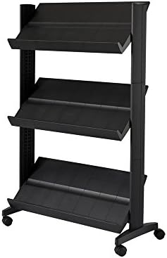 Paperflow Home Office Half-Sized Single Sided XL Literature Display Black