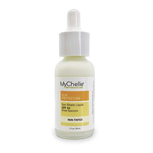 MyChelle Dermaceuticals Sun Shield Liquid Tint SPF 50, Non-Tinted, 1 Ounce