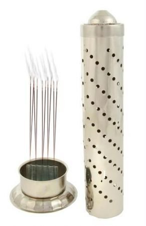 Tuzech Steel King Size Sage Incense Holder Natural Assorted Agarbatti Stand