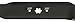 USA Mower Blades (2 MTD610SBP Standard Medium Lift for MTD Bolens Troy-Bilt Massey Ferguson 942-0610 Length 19-5/16 in. Width 3 in. Thickness .150 in. Center Hole 6 Point Star 38 in. Deck