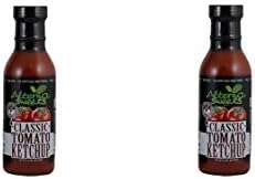 AlternaSweets Stevia Sweetened Classic Tomato Ketchup - 13.5 oz - Low Carb - KETO/Paleo/Atkins/Diabetic Friendly - Non GMO - Gluten Free (2 pack)