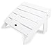 POLYWOOD OT73WH Classic Adirondack Ottoman, White