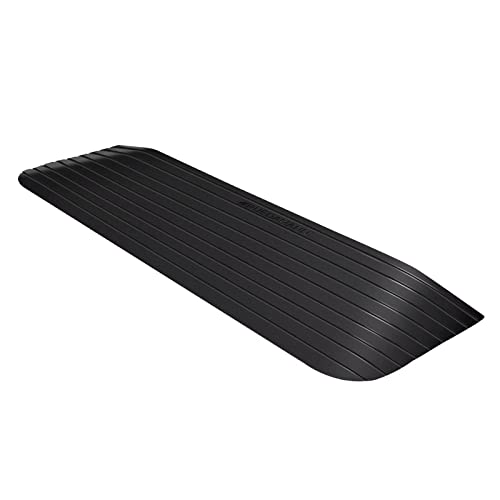 Ruedamann 2" Rise Solid Rubber Wheelchair Ramp,1500 lbs Capacity