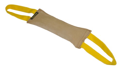 Dean and Tyler Medium Bite Tug, Leather, Size 12-Inch by 4-Inch