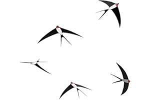 NE FASHION Flying Swallow Home Decor DIY Handmade Hanging Decorative Mobiles (5 pcs Swallows/Pack)