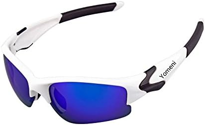 Yomeni Polarized Sports Sunglasses for Running Cycling Driving Ski Golf TR90 Superlight Frame Design for Mens and Womens