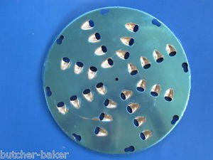 Hobart Univex Uniworld Alfa Mixer Pelican Head Shredder Disc 1/2 In. Holes