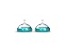 Baby Brezza Baby Bottle Replacement Parts - 2 Pack of BPA Free Replacement Tops - Fast Flow Nipple - Blue