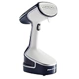 Rowenta DR8080 Powerful Handheld Garment and Fabric Steamer Stainless Steel Heated Soleplate 1500-Watts, Blue