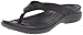 crocs Women's Capri V Shimmer W Flip-Flop, Black, 7 M US