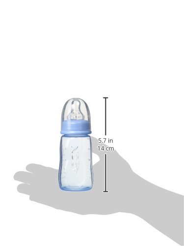 Nuby Standard Neck Tinted Feeding Nurser, 4 Ounce, Colors May Vary