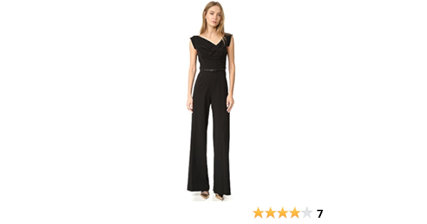 black halo jackie jumpsuit