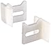 Slide-Co 163210 Pocket Door Bottom Guides, 1-1/8 In., Plastic, White (2 Pack)