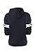 FACE N FACE Womens Chic Drawstring Long Sleeve Hooded Sweatshirt X-Large Black