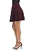 Rekucci Women's Ease In To Comfort Wide Waist Flared Flippy Skirt Luxe Ponte
