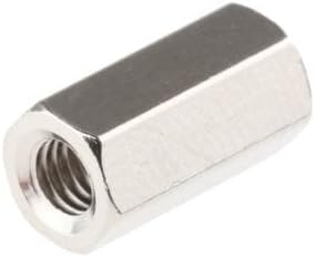 Hex Standoff, Female-Female, Brass, Nickel Plating, 4-40 inch Screw Size, 1/4 inch OD, 5/16 Body Length, (Pack of 500)