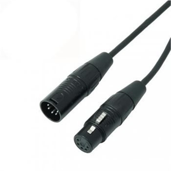 Penn Elcom DMX CABLE 5 PIN XLR BLACK 3M Re`An NRA-000-0805-030