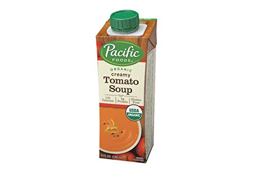 Pacific Foods Organic Creamy Tomato Soup, 8-Ounce Cartons, 12-Pack