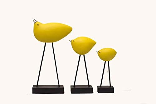 3pcs Urban Kursi Resin Bird Figurines Living Room Animal Statue Decoration Modern Gift Home Cabinet Decor Accessories