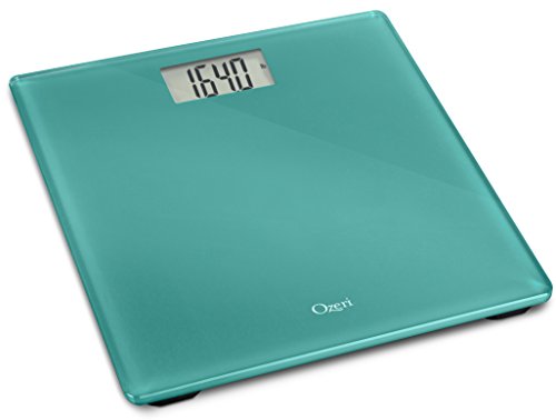 Ozeri Precision Digital Bath Scale (400 Lbs Edition), In Tempered Glass With Step-on Activation