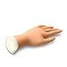 Vktech® Nail Art Soft Practice Hand Flexible Silicone Prosthetic Hand Manicure Tool