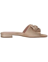 taryn rose Women 's violeta brillante metálico Slide Sandalia