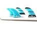 FCS II Performer Neo Glass Tri Quad Fin Set - Medium.