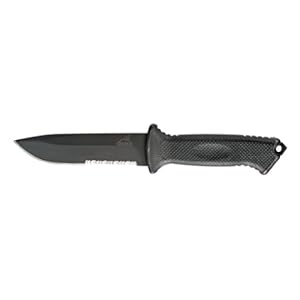 Gerber Survival-Messer mit Teilwellenschliff und Bein-Holster, Prodigy SE, Klingenlänge: 12,1 cm, 420HC Stahl, 22-01121