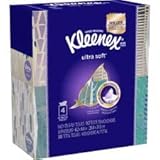 KLEENEX Ultra Soft Facial Tissue, 3-Ply, 75 Ct, Pack of 6