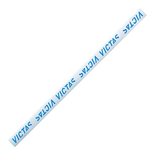 VICTAS(ヤマト卓球) サイドテープ LOGO 044155 0543 シルバー/ブルー 10mm